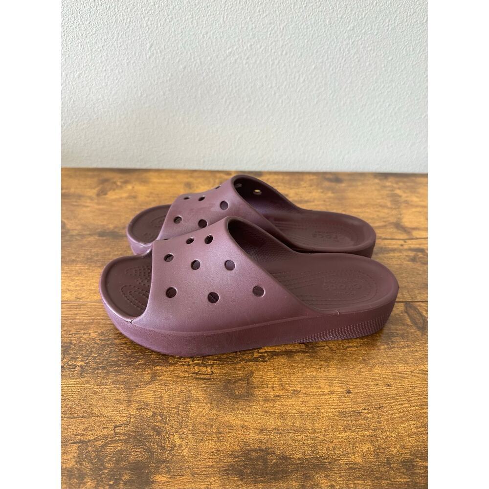Crocs Classic Platform Sandal Size 8 EUC